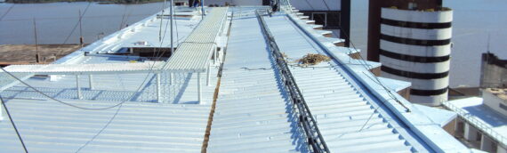 Cobertura em estruturas galvanizadas – Defensoria Pública – Rooftop – POA